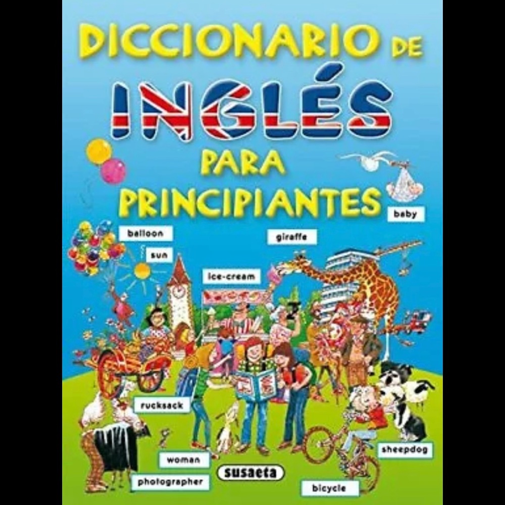 Dictionary English Spanish Paperback. Great way to learn while having fun.